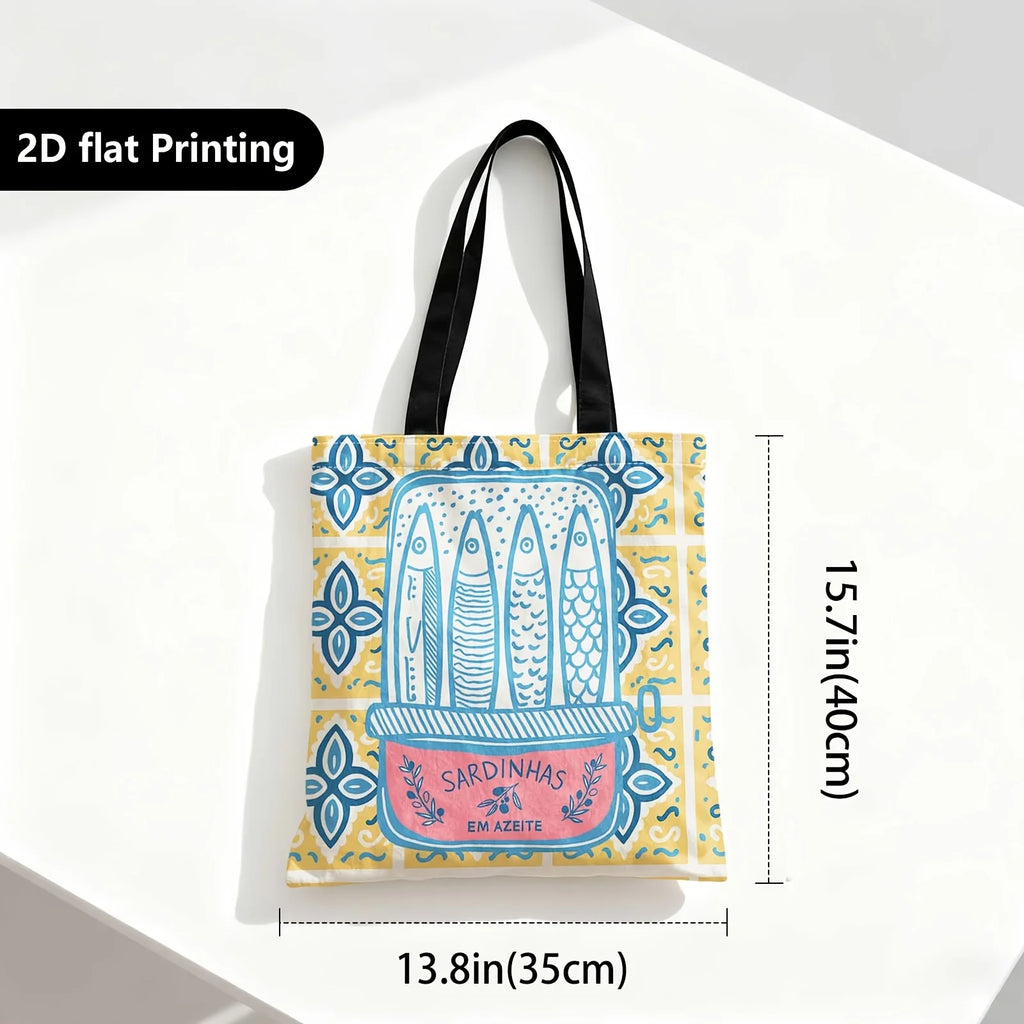 Sardine Tile Tote Bag