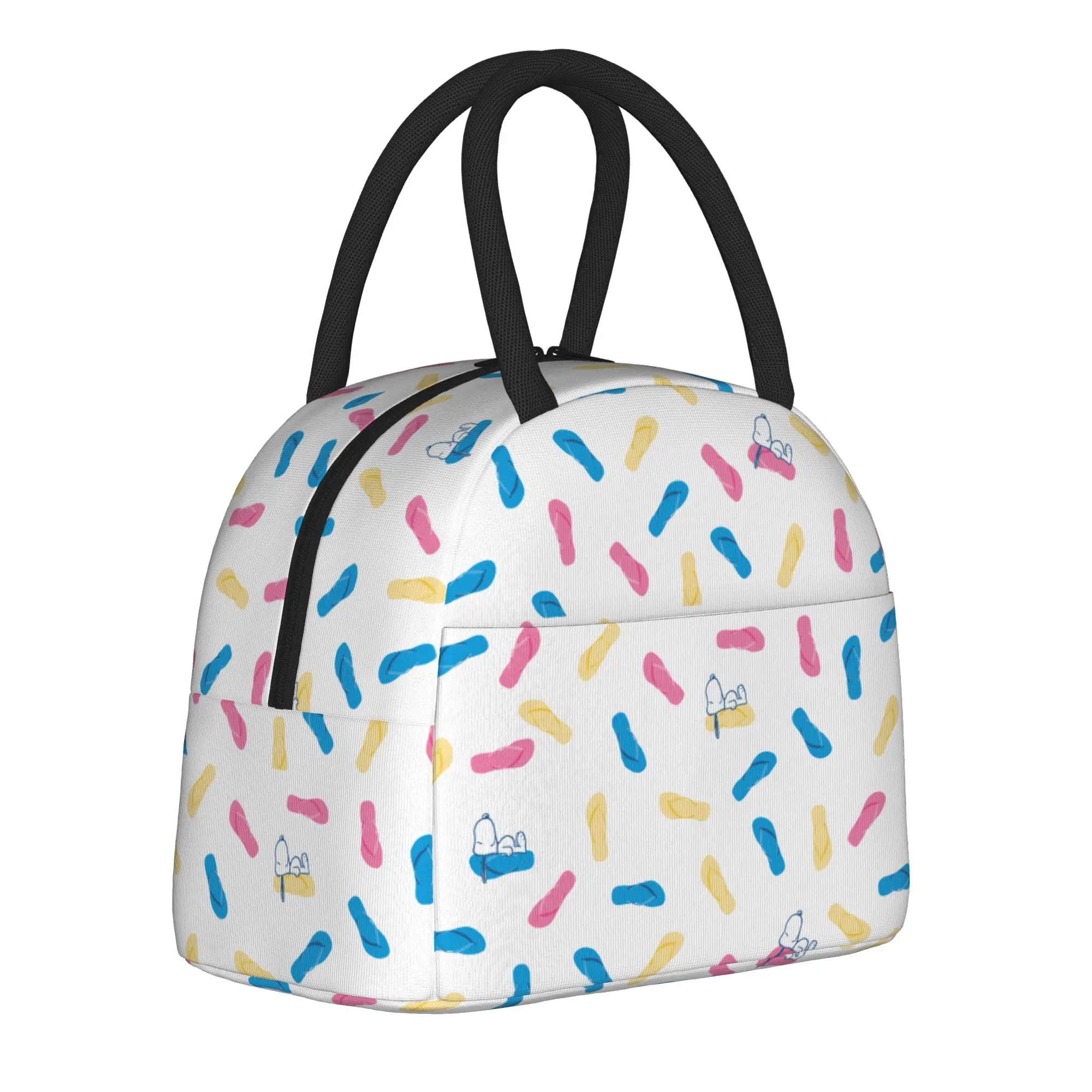 S-Dog-Snoopies Cartoon  Insulated Lunch Bag Cooler Bag Lunch Container  Leakproof Lunch Box Tote for Men Women Office  Picnic