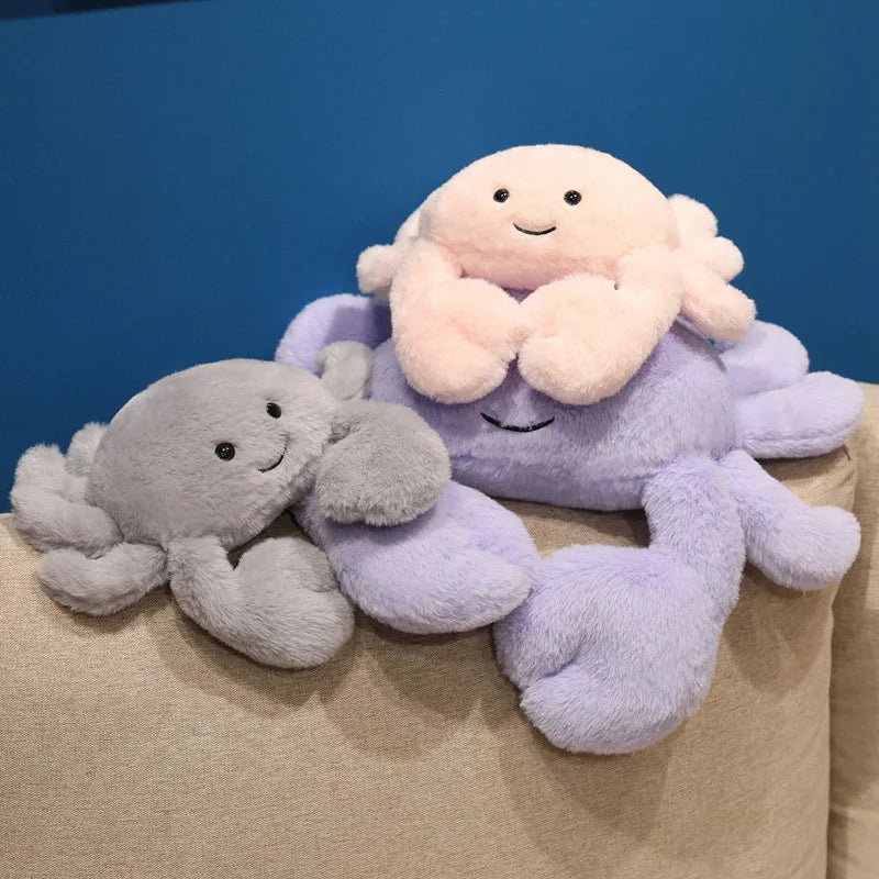Precious Pastel Crab Plushie Toy