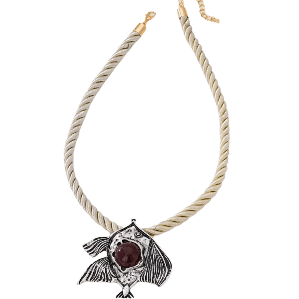 Fashionable Bohemian Multi-element Pendant Colorful Jewelry Gifts Collarbone Chain Cute Flower Rope Necklaces Beach