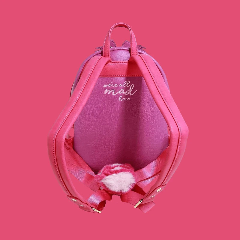Loungefly Alice in Wonderland Cheshire Cat Mini Backpack Wallet Snap Flap Bifold and Backpack