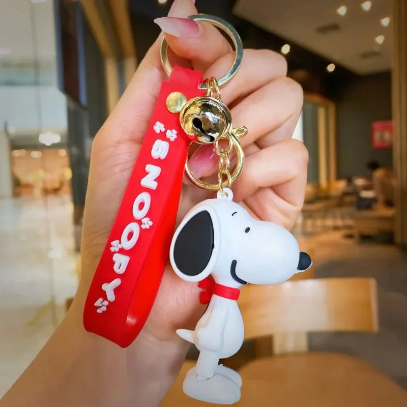 Snoopy Cute Doll Kawaii Trendy New Cartoon Schoolbag Charm Pendant Bag Jewelry Car Keychain Gift Christmas Creative Keychain