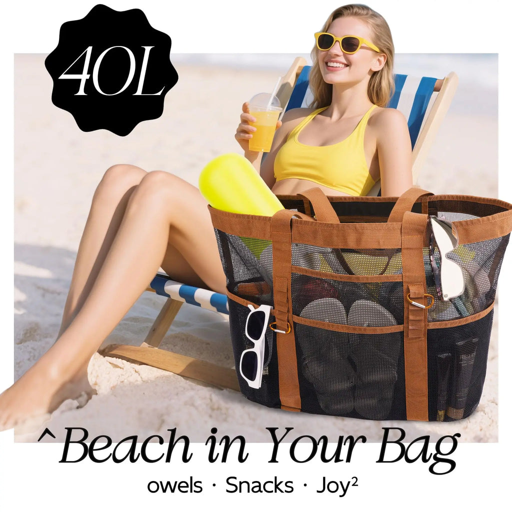 Large Waterproof Beach Tote Bag
