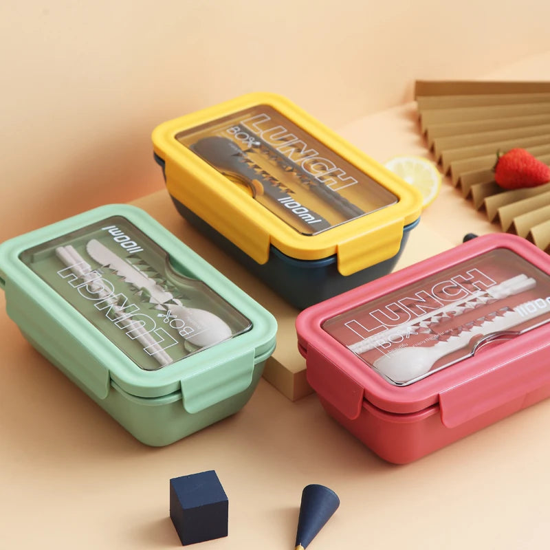 1pc Cute Lunch Box School Outdoor Camping Picnic Food Container
