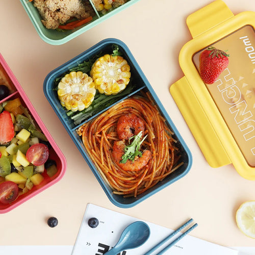 1pc Cute Lunch Box School Outdoor Camping Picnic Food Container