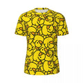 Yellow Ducks Funny Animal T-Shirt Vintage Running T-Shirts Breathable Summer Popular Tee Shirt Graphic Big Size Tops