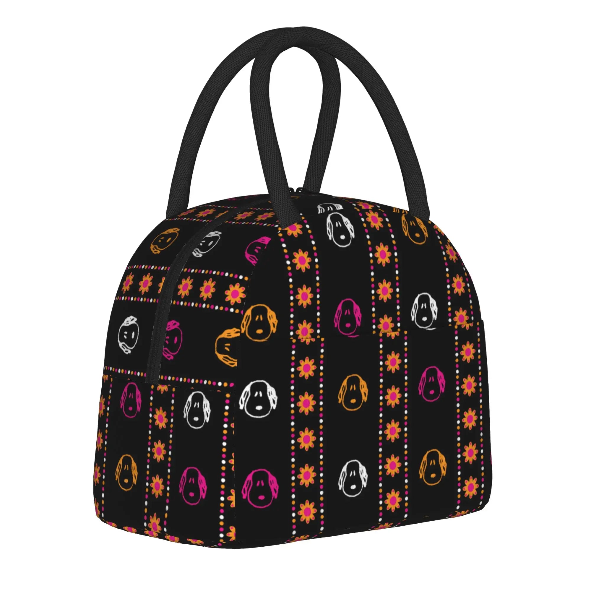 S-Dog-Snoopies Cartoon  Insulated Lunch Bag Cooler Bag Lunch Container  Leakproof Lunch Box Tote for Men Women Office  Picnic