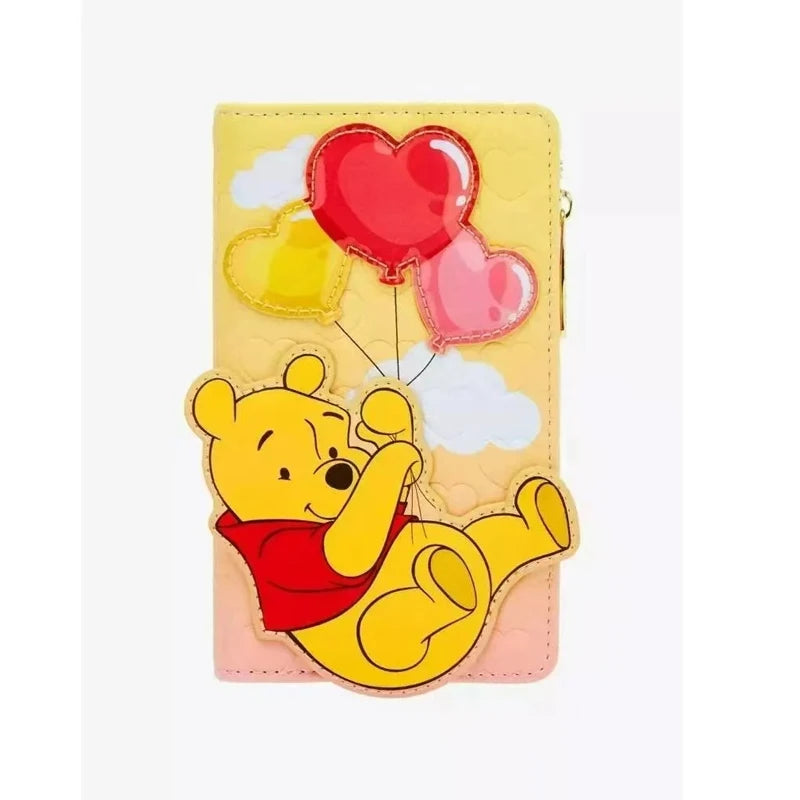 15 Styles Loungefly Marie Cat /Winnie /Belle / Eeyore / Woody/ Floral Flap Zip Around Mini Wallet