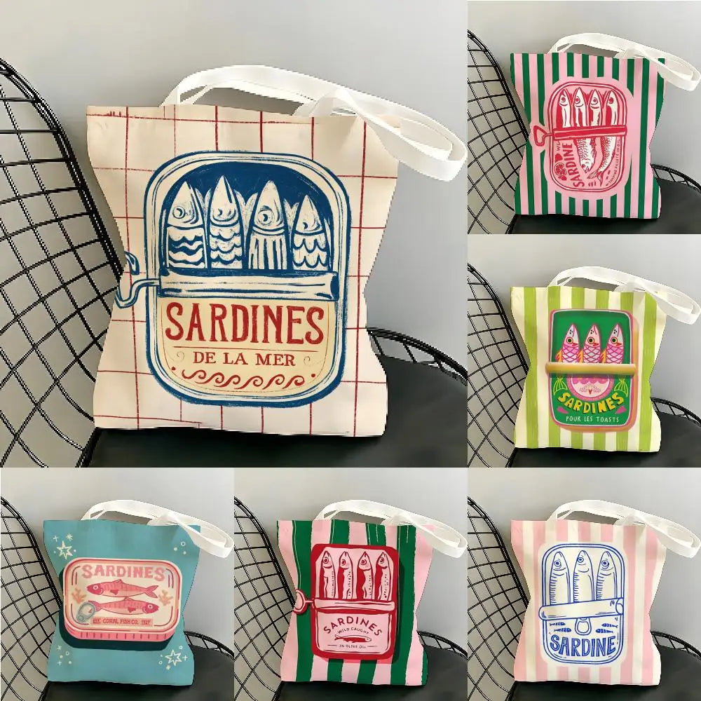 Sardine Can Canvas Tote Bag