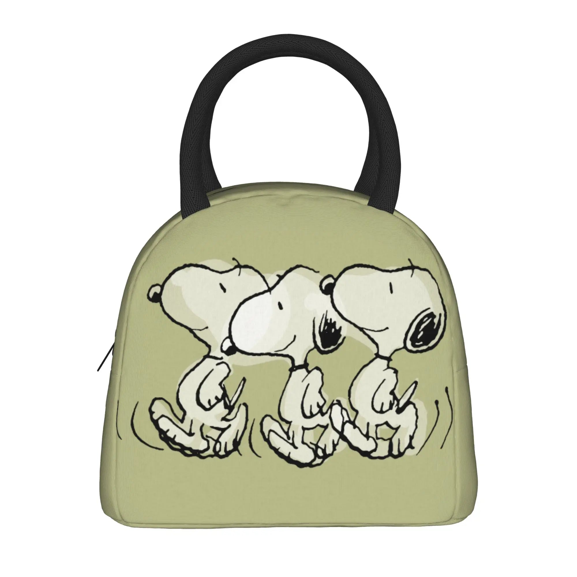 Snoopy Ice Cream Insulated Lunch Bag Cooler Bag Lunch Container Cartoon Leakproof Tote Lunch Box for Men Women Work  Picnic