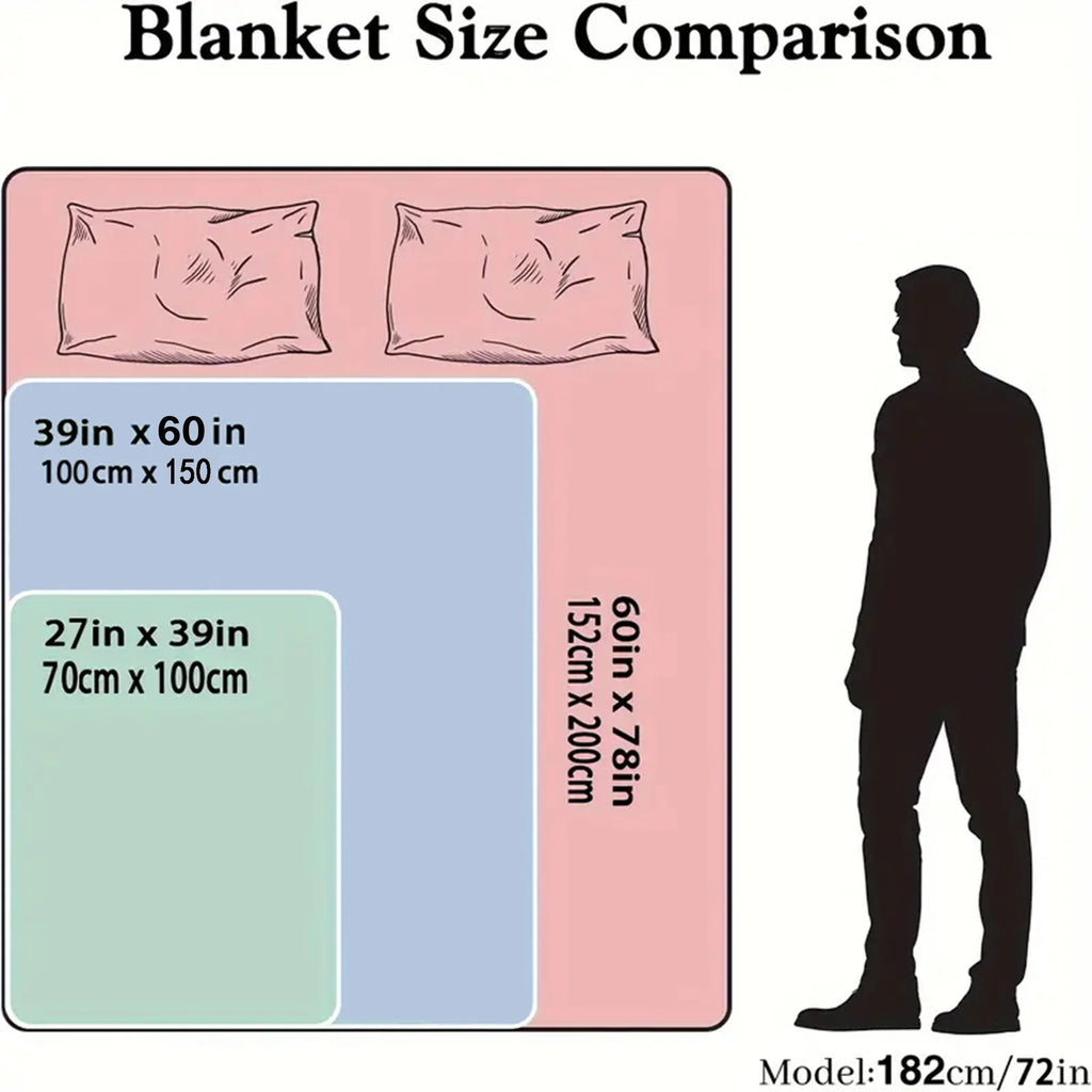 Ocean Whale & Dolphin Plush Throw Blanket