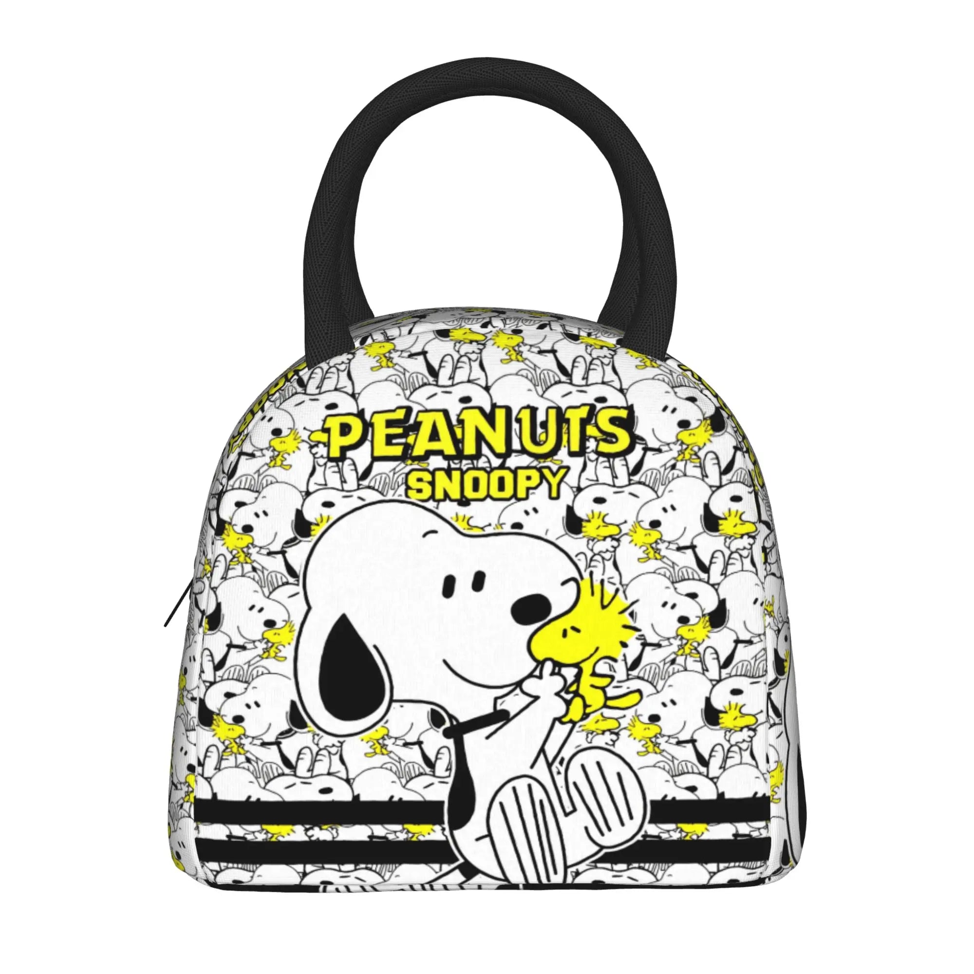 Snoopy Ice Cream Insulated Lunch Bag Cooler Bag Lunch Container Cartoon Leakproof Tote Lunch Box for Men Women Work  Picnic