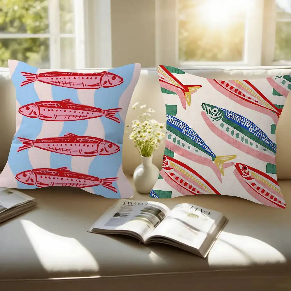 Sardine Can Decorative Pillow Cover