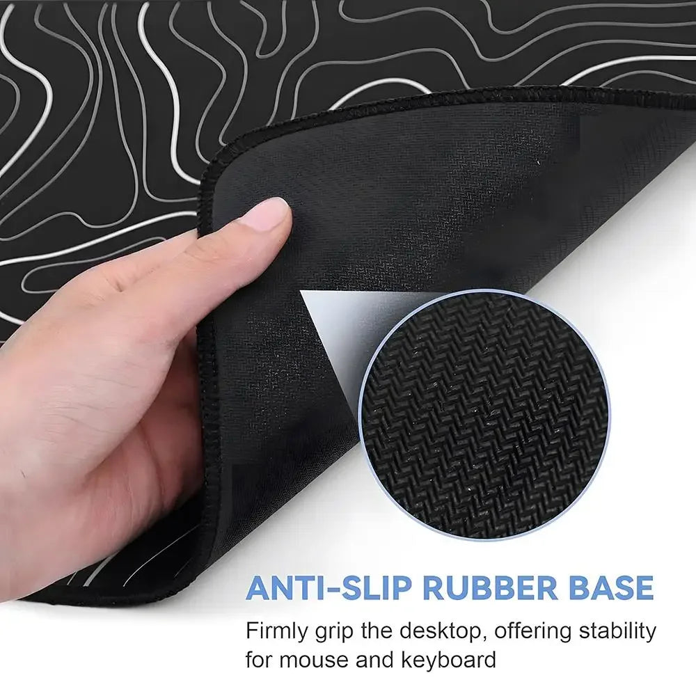 Classic Retro patterns vintage Art Mouse Pad Mousepad Large Gaming LockEdge Thickened PC Table Desk Mat