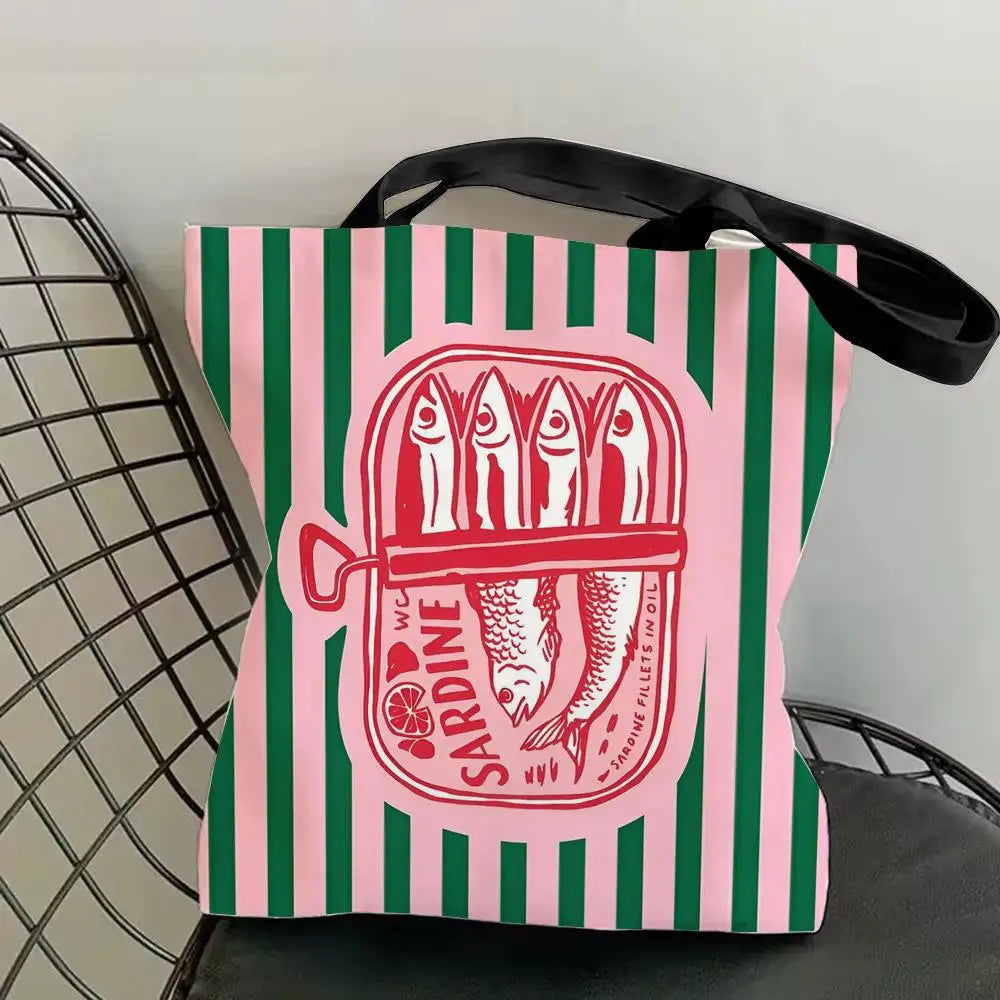 Sardine Can Canvas Tote Bag