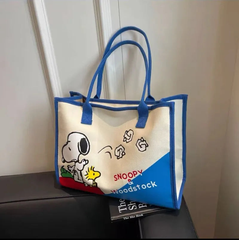 New Snoopy Cartoon Canvas Tote Bag