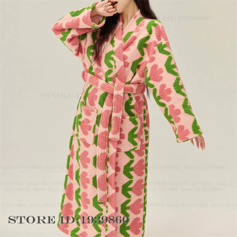 Thick Coral Fleece Robe