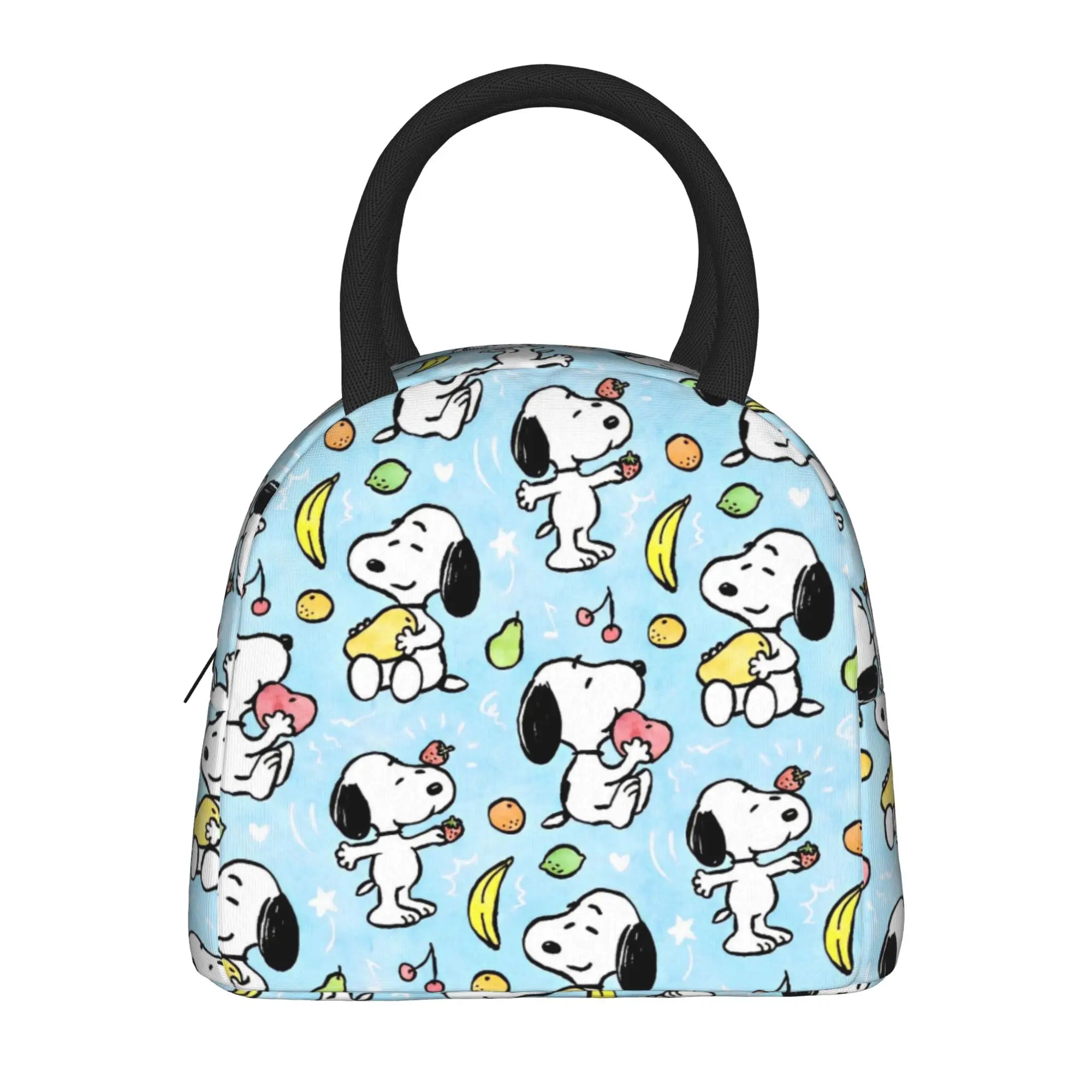 Snoopy Ice Cream Insulated Lunch Bag Cooler Bag Lunch Container Cartoon Leakproof Tote Lunch Box for Men Women Work  Picnic