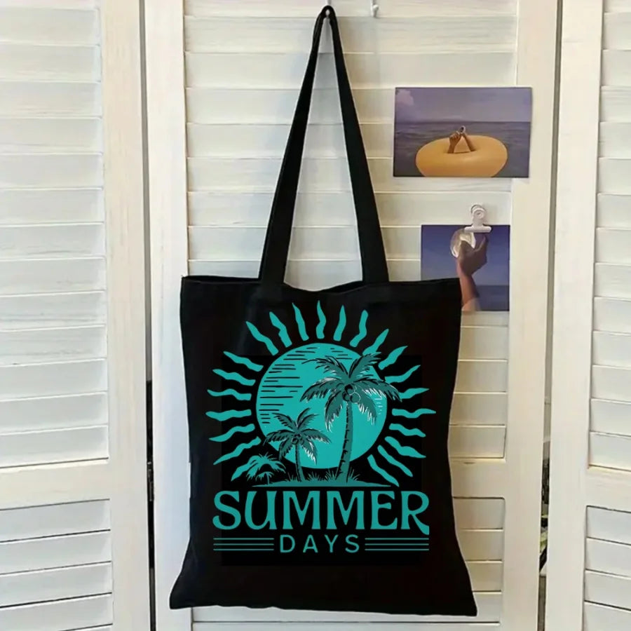 Summer Vibe Canvas Tote Bag