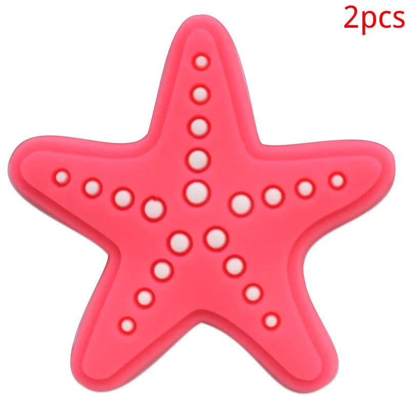 new summer EVA big size beach bag buckle charms decorations accessories for bogg totes bag woman DIY gift travel pendant