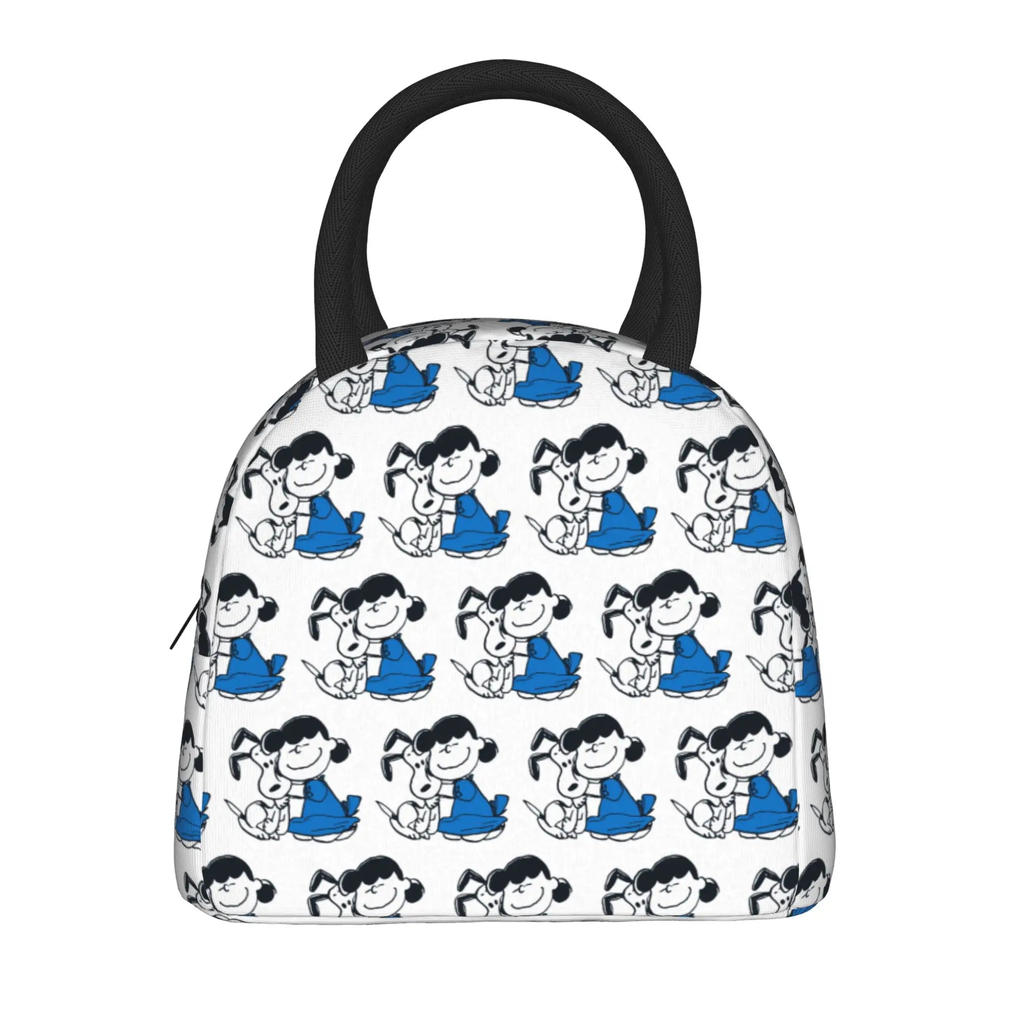 Snoopy Ice Cream Insulated Lunch Bag Cooler Bag Lunch Container Cartoon Leakproof Tote Lunch Box for Men Women Work  Picnic