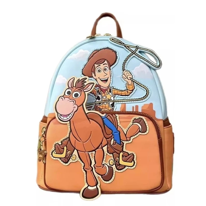 Loungefly backpacks, several varieties