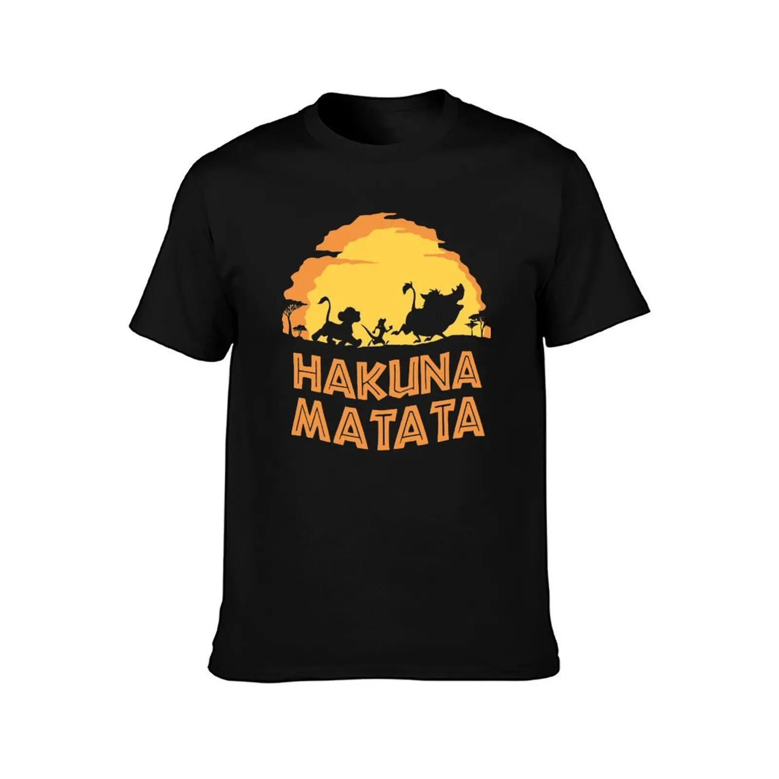 Fourha Hakuna Cartoon T-Shirt Christmas Theme Tee Top