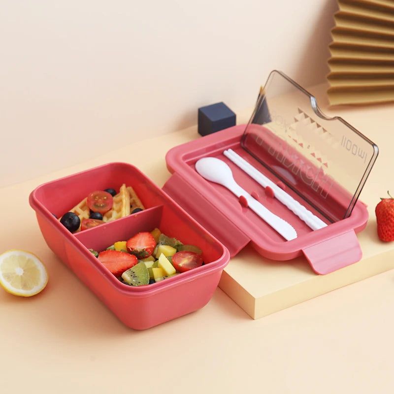 1pc Cute Lunch Box School Outdoor Camping Picnic Food Container