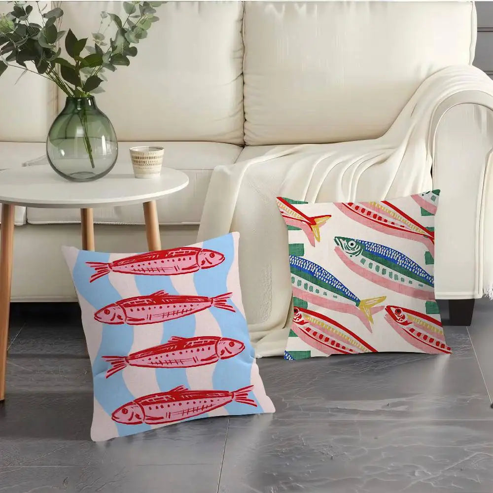 Sardine Can Decorative Pillow Cover