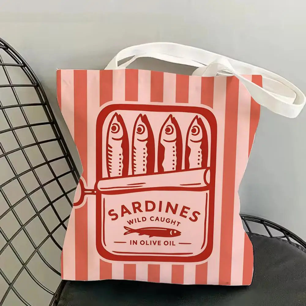Sardine Can Canvas Tote Bag