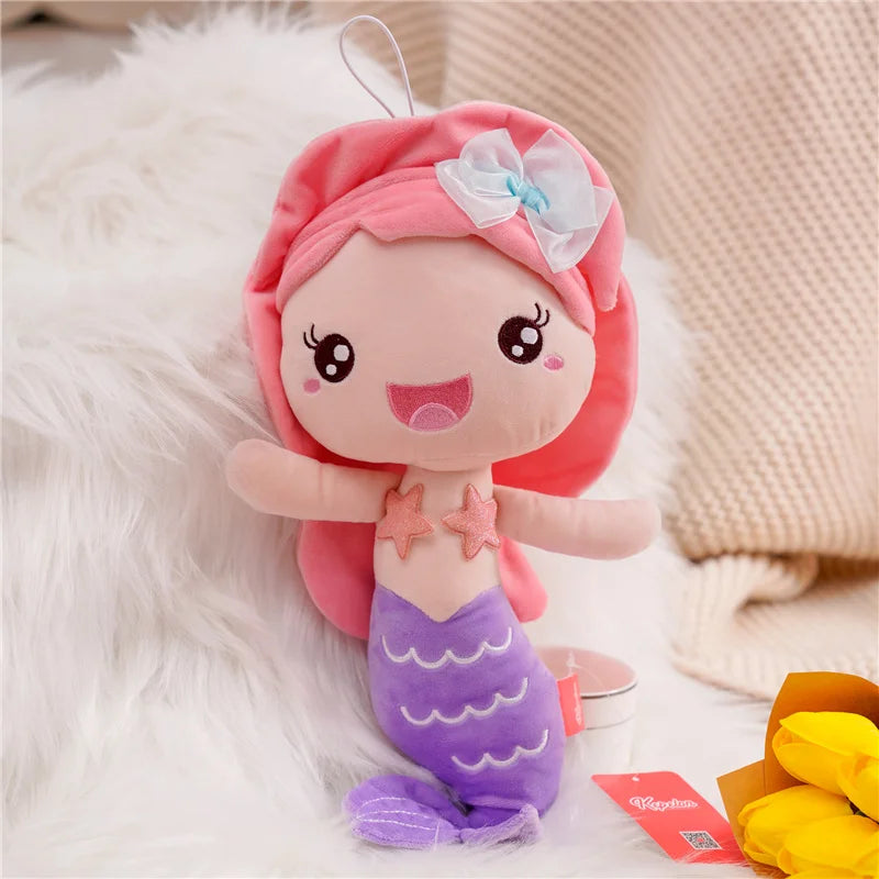 Princess Mermaid Plush Doll — Soft Stuffed Toy for Kids