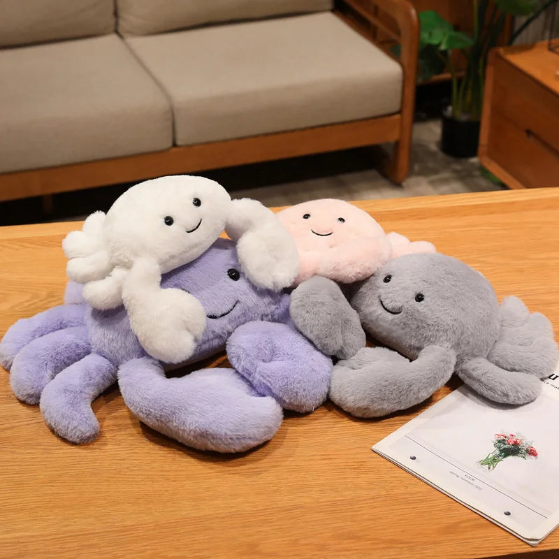 Precious Pastel Crab Plushie Toy