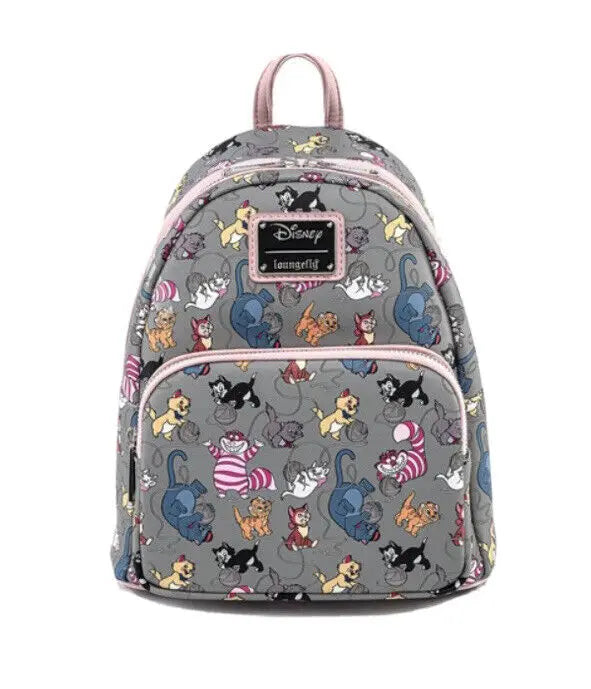 Loungefly backpacks, several varieties