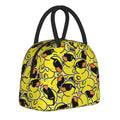Cartoon Yellow Duck Pattern  Insulated Lunch Bags Thermal Bag Lunch Container  Leakproof Lunch Box Tote Food Storage Bags