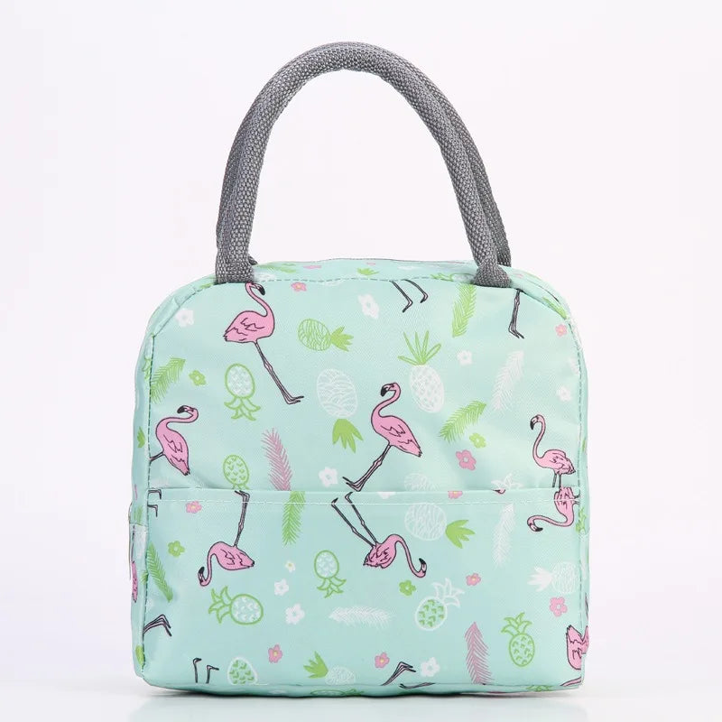 Lunch Bag Cute Cartoon Animal Lunch Box Large Capacity Thermal Cooler Bag