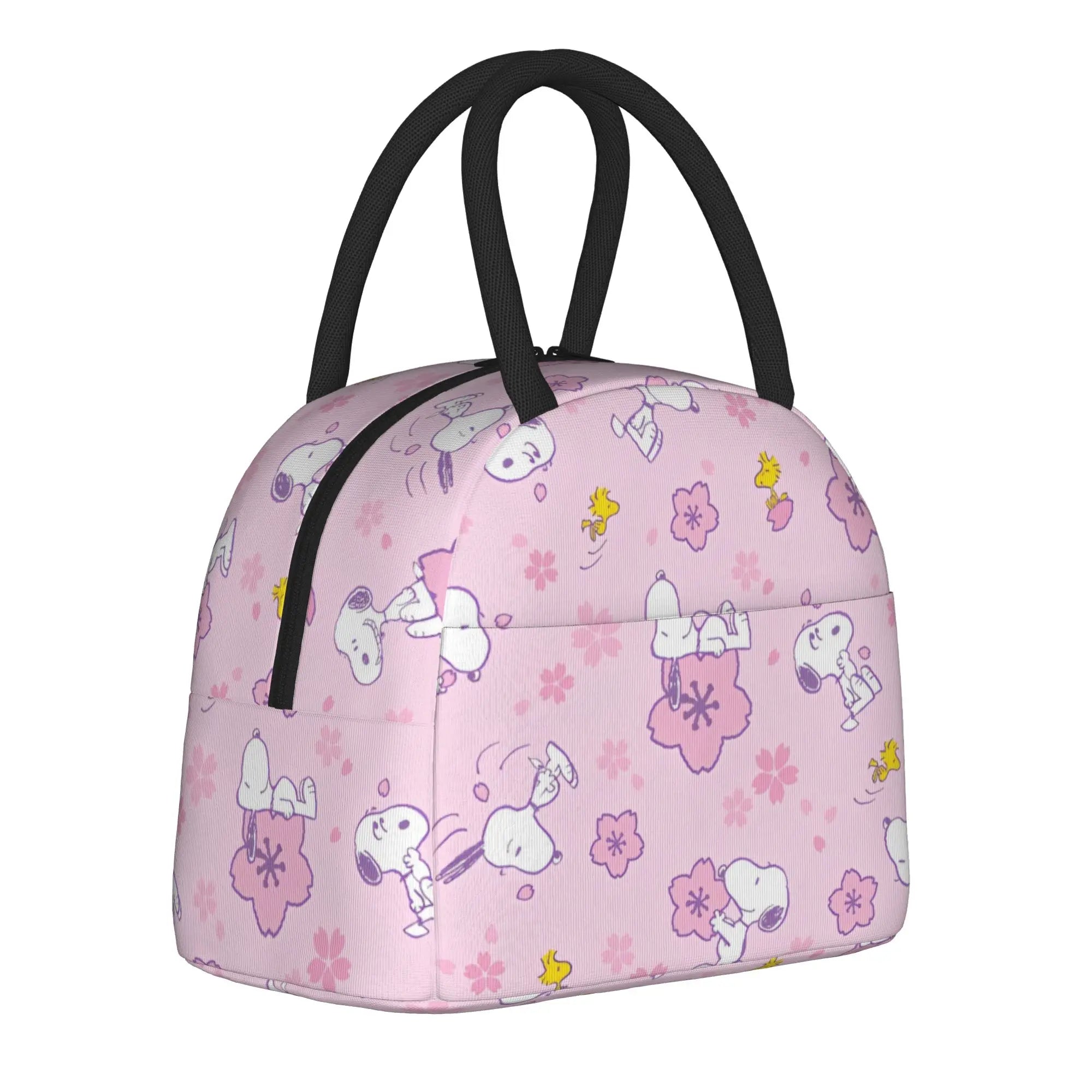 S-Dog-Snoopies Cartoon  Insulated Lunch Bag Cooler Bag Lunch Container  Leakproof Lunch Box Tote for Men Women Office  Picnic