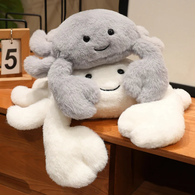 Precious Pastel Crab Plushie Toy