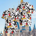 Summer Hot Selling Cute Mickey Minnie Casual Couple Hawaiian Shirt