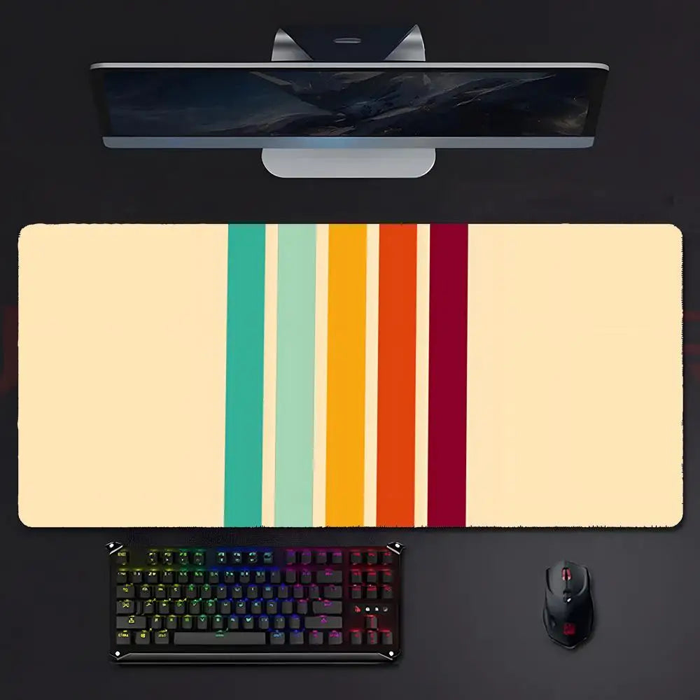 Classic Retro patterns vintage Art Mouse Pad Mousepad Large Gaming LockEdge Thickened PC Table Desk Mat