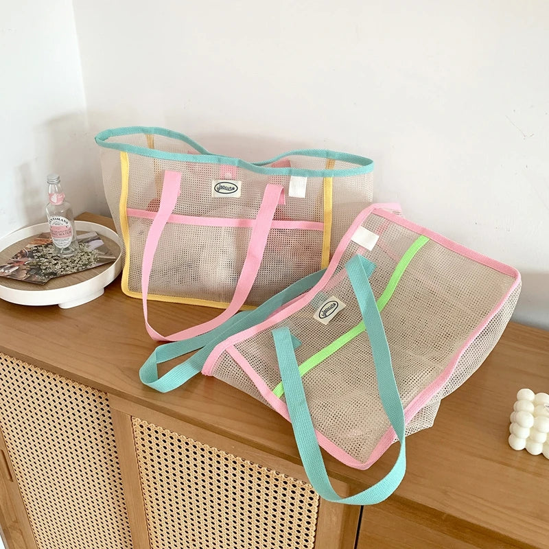 Mesh Beach Tote Bag