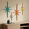 Metal Star Cutout Wall Decoration for Exterior and Interior Applications Such as Yard Fence Deck Wall and Living Space