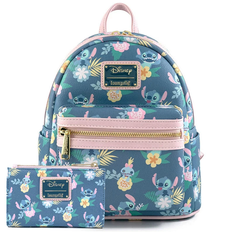 Lilo and Stitch Snow Cone Date Night mini backpack and wallet , Wallet “Loungefly” Bags and Wallets