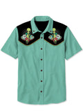 New Men's Summer Floral Casual Short Sleeved Shirt Comfortable Breathable High-quality Mens Top Ropa Y2k Barata Camisas De Homem