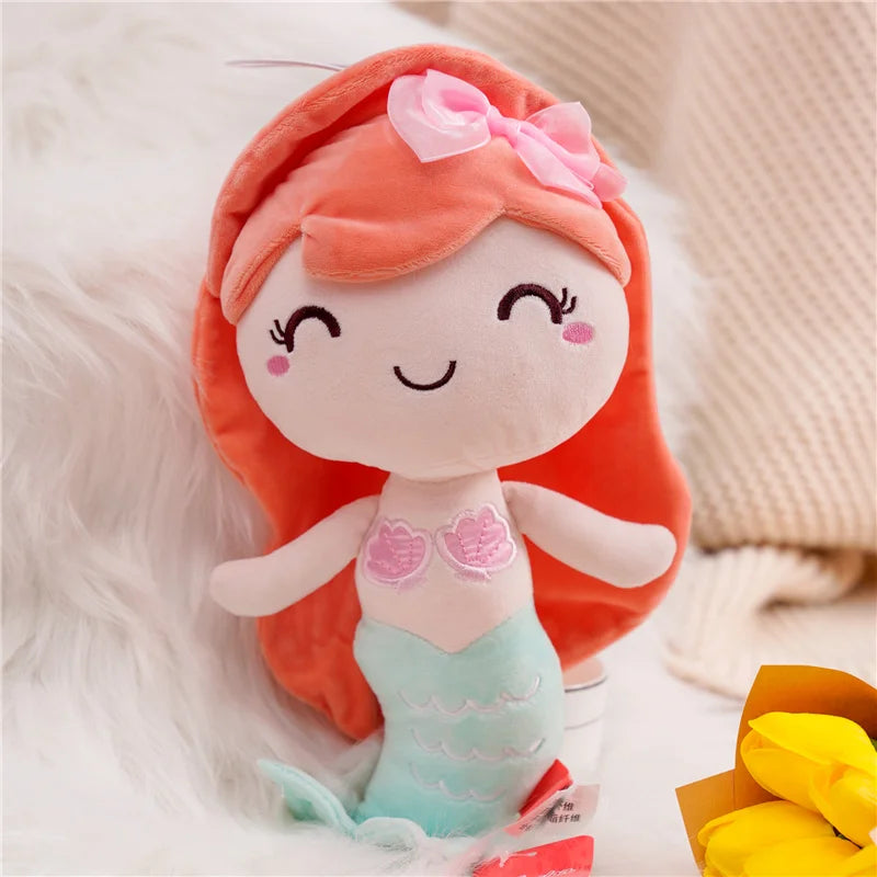 Princess Mermaid Plush Doll — Soft Stuffed Toy for Kids