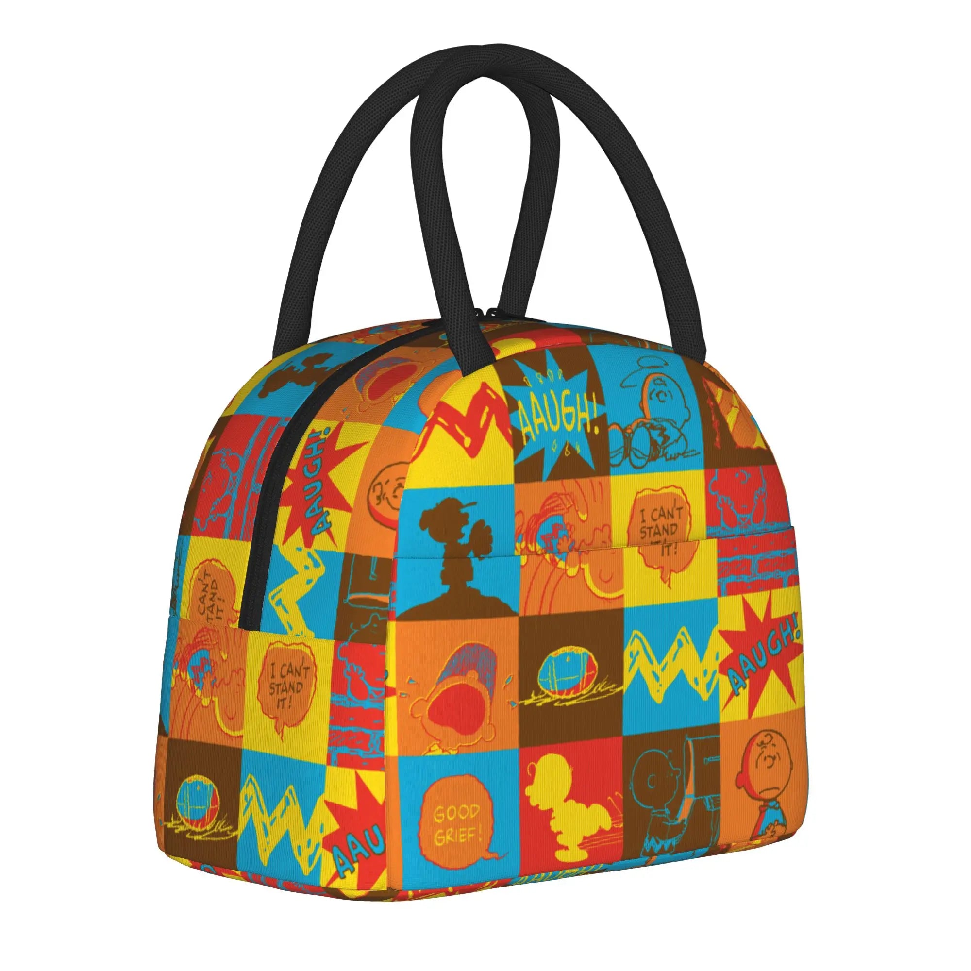 S-Dog-Snoopies Cartoon  Insulated Lunch Bag Cooler Bag Lunch Container  Leakproof Lunch Box Tote for Men Women Office  Picnic