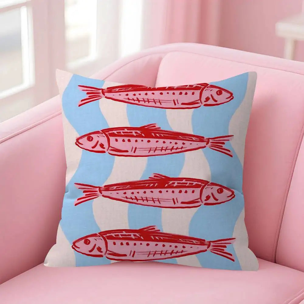 Sardine Can Decorative Pillow Cover