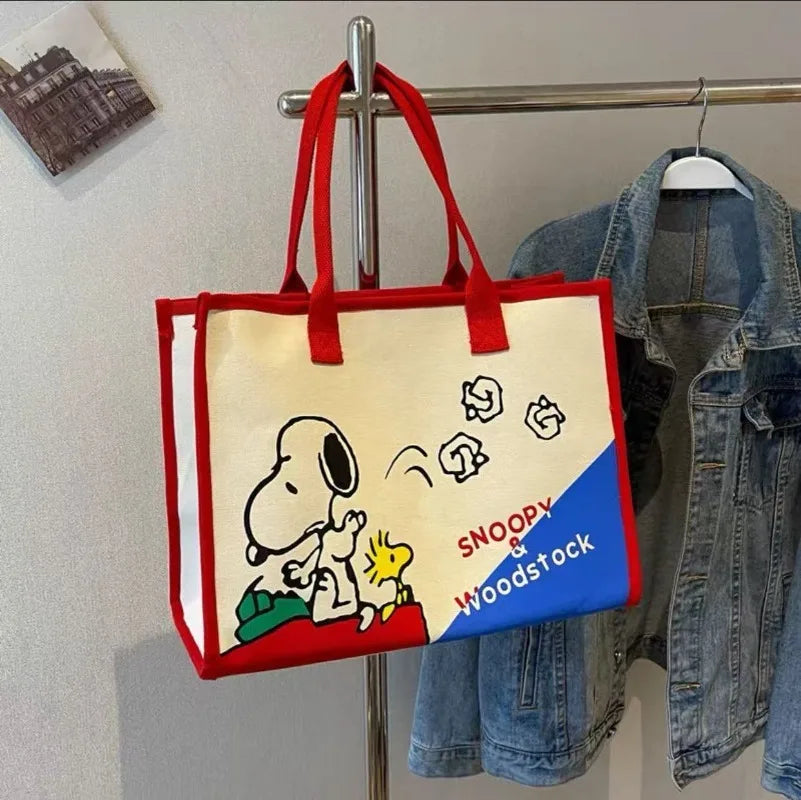 New Snoopy Cartoon Canvas Tote Bag