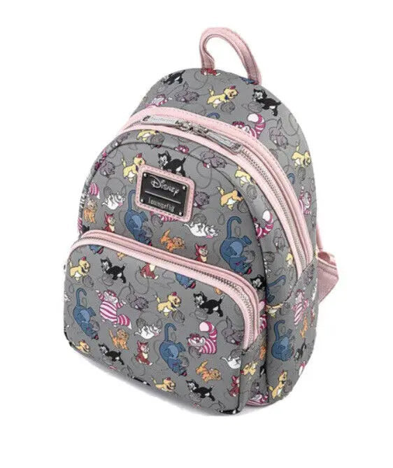 Loungefly backpacks, several varieties