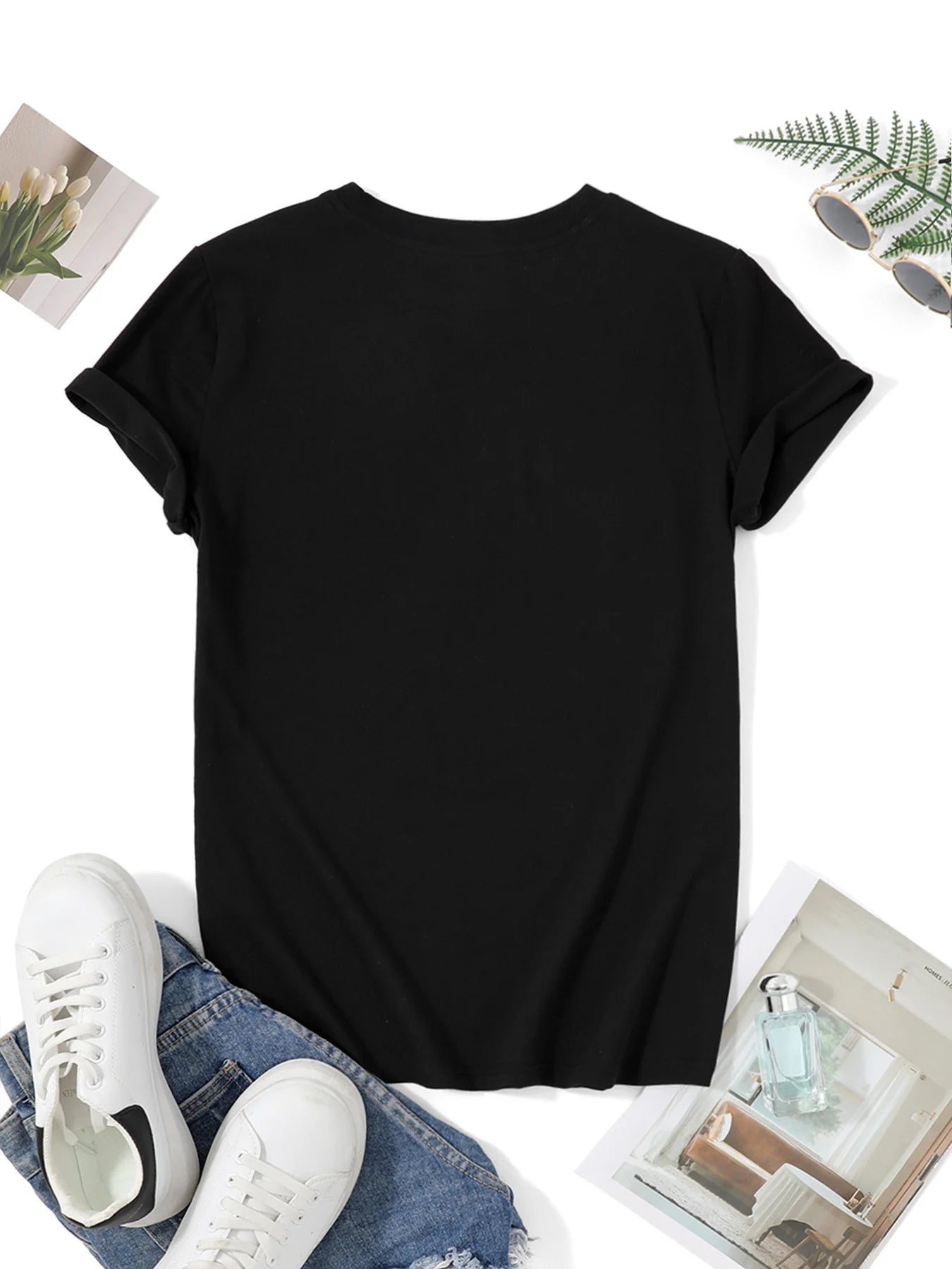 Women Vintage Thrift Store Slogan T Shirt Casual Summer Top 100 Cotton Machine Washable Everyday Wear