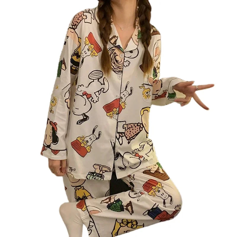 SnoopyPeanuts Cartoon Pajamas